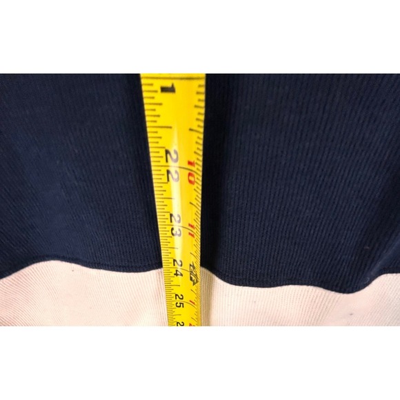 Jason Woman Navy Blue Cotton Zip Up Jacket Nautical Anchor Emblem Size 3X - Picture 10 of 14